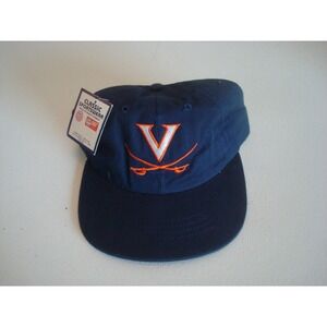 VIRGINIA CAVALIERS  90S  STRAPBACK  DEADSTOCK‎ HAT CAP VINTAGE D1